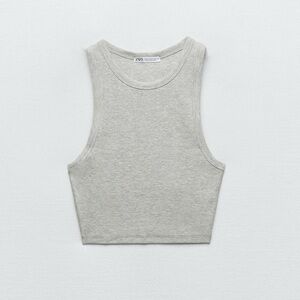 Zara Basic Rib Tank Top